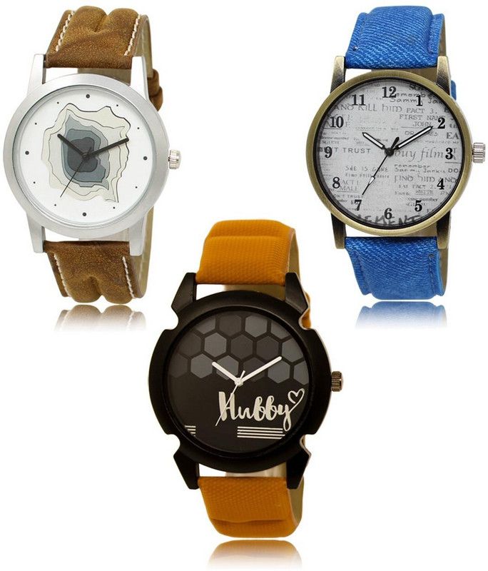 New latest Designer Combo of 3 Analog Watch - For Men LR-09-28-32
