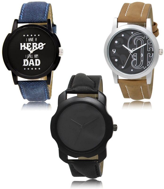New latest Designer Combo of 3 Analog Watch - For Men LR-07-14-22