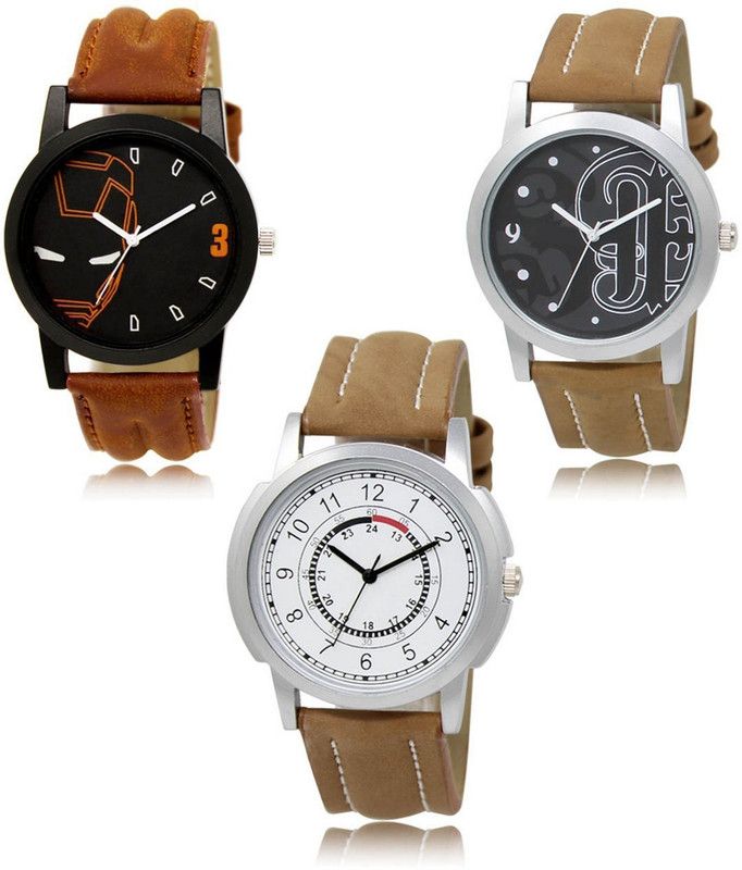 New latest Designer Combo of 3 Analog Watch - For Men LR-04-14-17