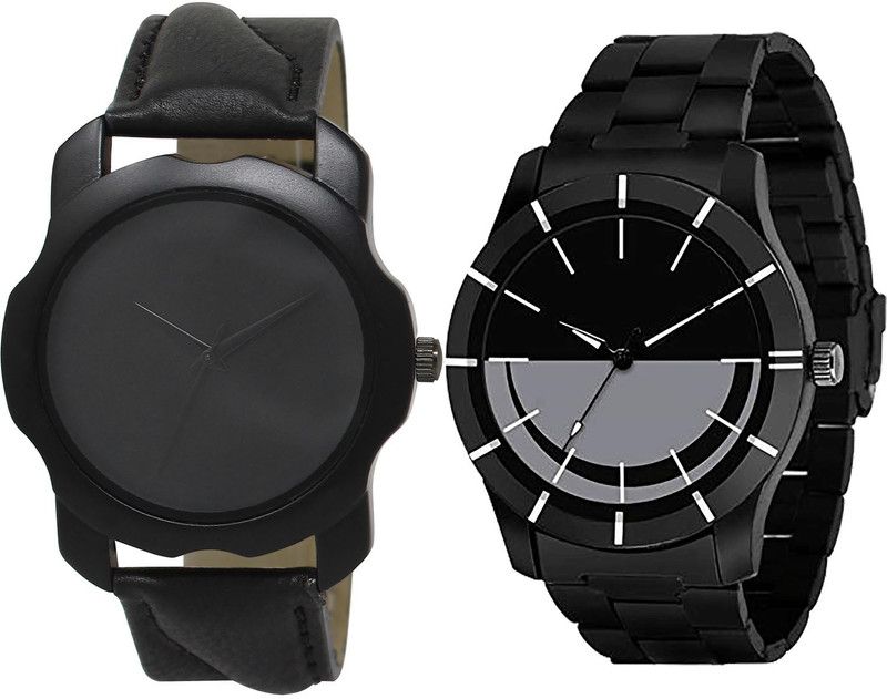 combo watch Analog Watch - For Girls Modern Model Analogue Black Color Boys And Men Watch - BL46.22-B108 (Combo Of 2 )