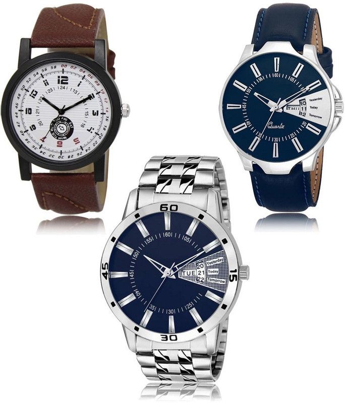 New latest Designer Combo of 3 Analog Watch - For Men LR-11-23-102