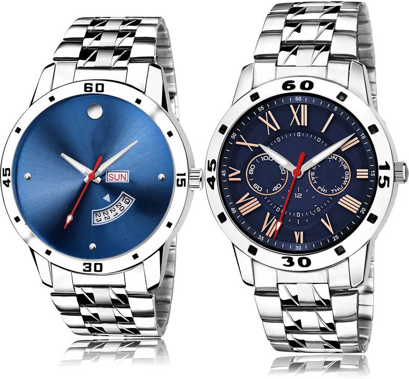 Analog Watch - For Men Brand New Diwali 2 Watch Combo For Boys And Men - BL46.105-(62-S-19)