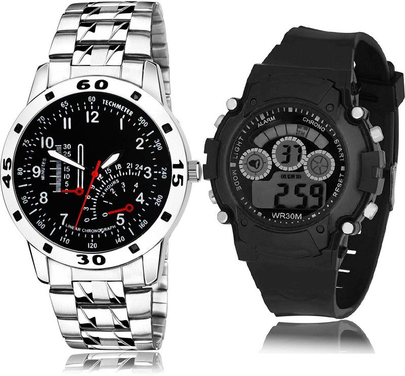 combo watch Analog Watch - For Men Contemporary Style Chain Watch And Kids Watch - B907-B1 (Combo Of 2 )