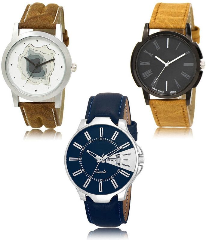 New latest Designer Combo of 3 Analog Watch - For Men LR-09-19-23