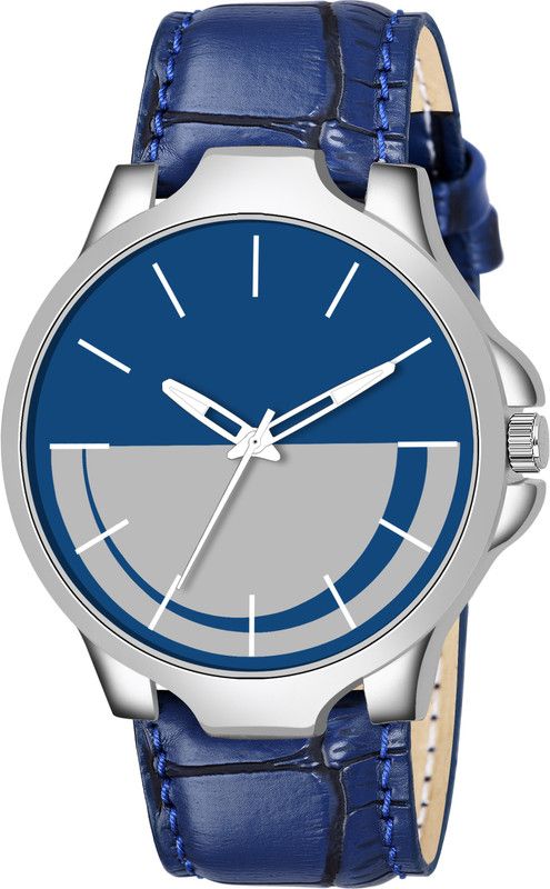 Stylish Attractive Chronograph Pattern Combo pack-2 Boys Watch Combo pack 2 Watch - For men Analog Watch - For Men New Style Blue Analog Leather Watch for Men
