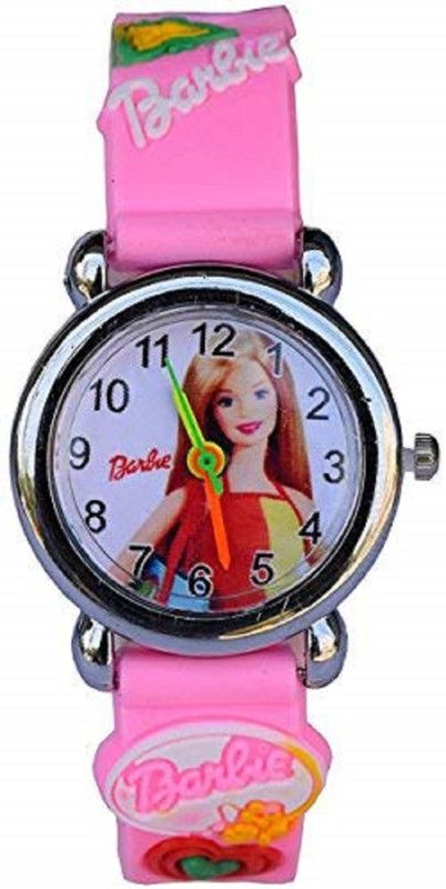 Analog Watch - For Girls premium pink barbie watch for kids
