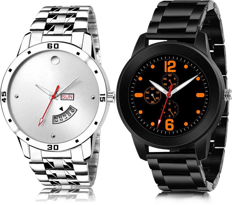 Analog Watch - For Men Contemporary Fashionable 2 Watch Combo For Boys And Men - BL46.103-(70-S-20)