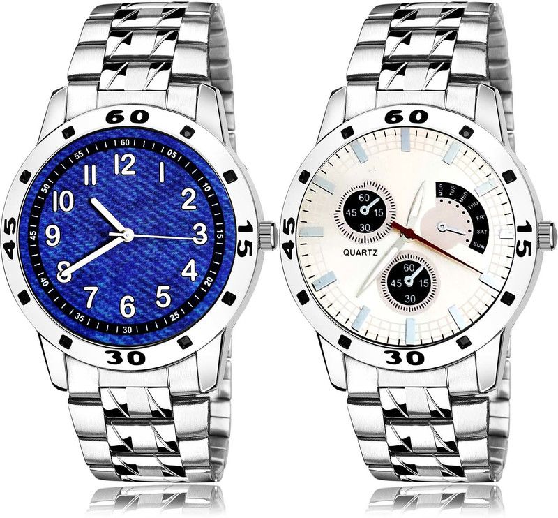 combo watch Analog Watch - For Men Treading Stylish Chain Watch Watch - B795-B85 (Combo Of 2 )
