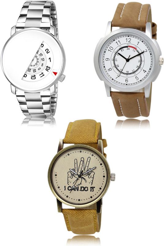 New latest Designer Combo of 3 Hybrid Smartwatch Watch - For Men 106-17-30