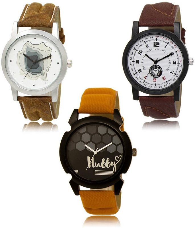 New latest Designer Combo of 3 Analog Watch - For Men LR-09-11-32