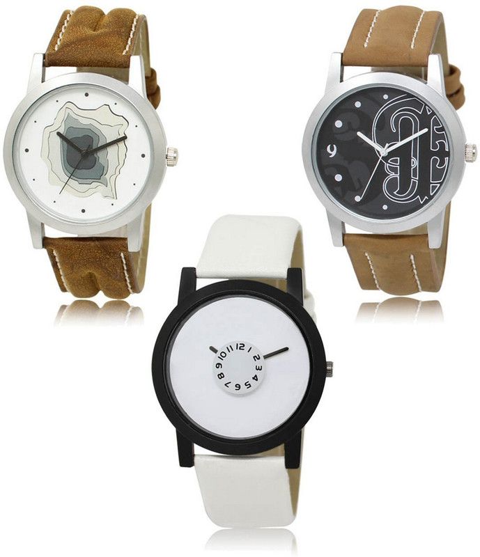 New latest Designer Combo of 3 Analog Watch - For Men -09-14-26