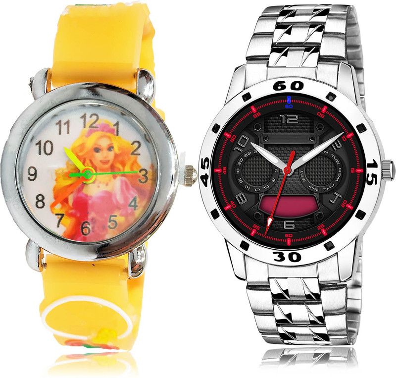 Analog Watch - For Boys Best Gift 2 Watch Combo For Boys And Men - BK23-(59-S-19)