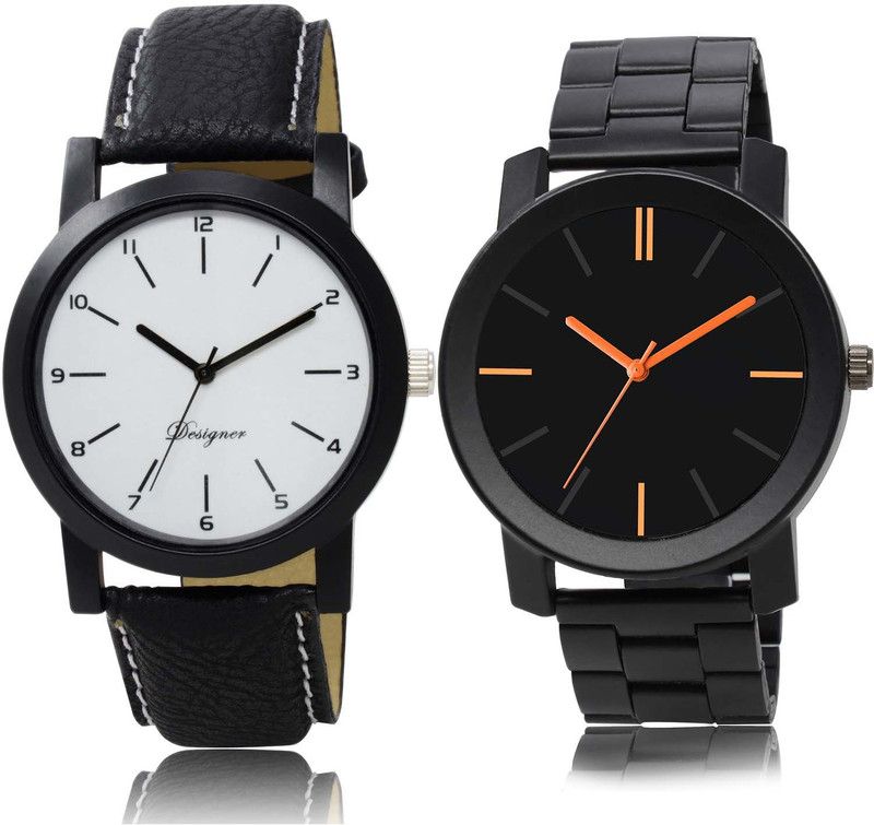 combo watch Analog Watch - For Boys & Girls Classical Chronograph Chain Watch Combo Watch For Boys And Men - BO4-B978