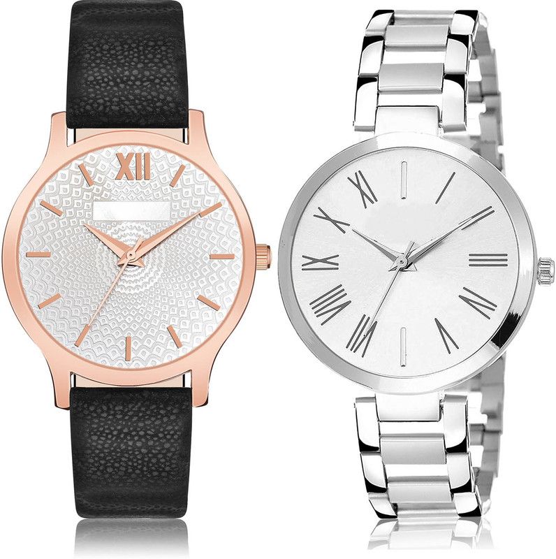 Analog Watch - For Girls Contemporary Analogue 2 Watch Combo For Women And Girls - GM341-G300
