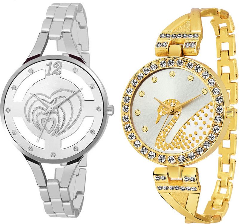 Analog Watch - For Women Combo pack 2 New Attractive Part-Wedding Adition Analog Watch For Girls & Women ZB-07585