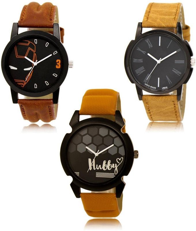 New latest Designer Combo of 3 Analog Watch - For Men LR-04-19-32