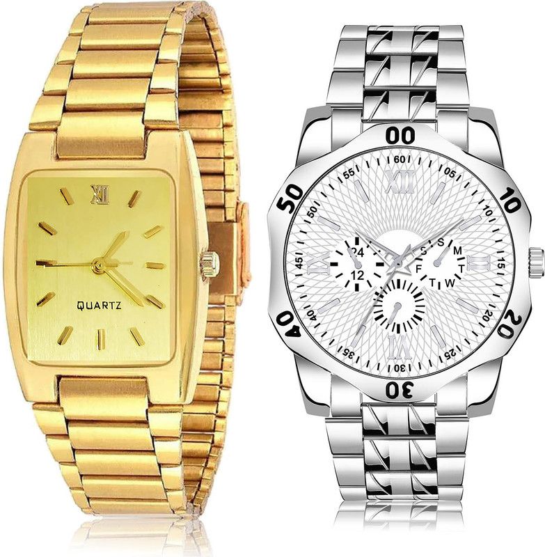 Analog Watch - For Men Treading Heart 2 Watch Combo For Boys And Men - BCPL35-BM404