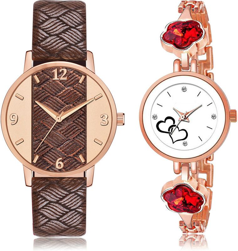 Analog Watch - For Women Brand New Luxury 2 Watch Combo For Women And Girls - GM400-G598