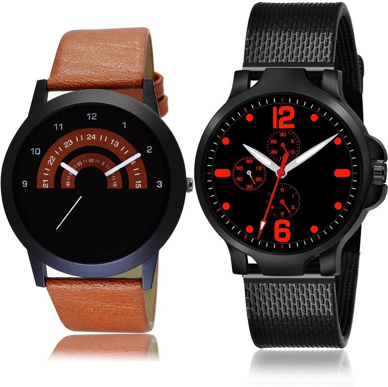 Analog Watch - For Men Latest Casual 2 Watch Combo For Boys And Men - B46-(69-S-10)
