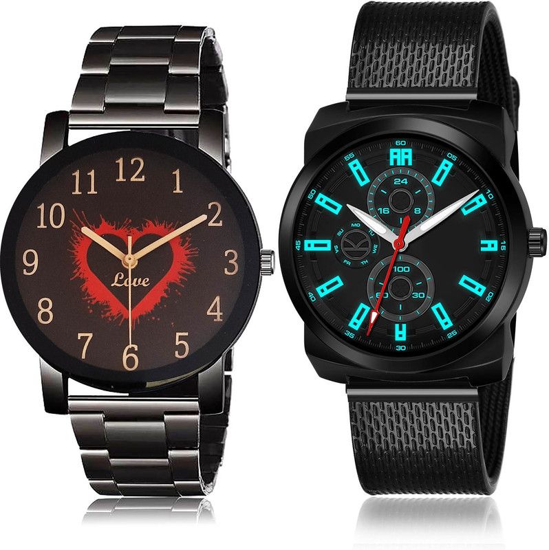 Analog Watch - For Men Latest Professional 2 Watch Combo For Boys And Men - BCPL18-(63-S-10)