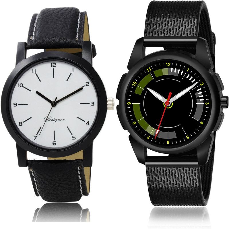 Analog Watch - For Men Classical Rich 2 Watch Combo For Boys And Men - BO4-(43-S-10)