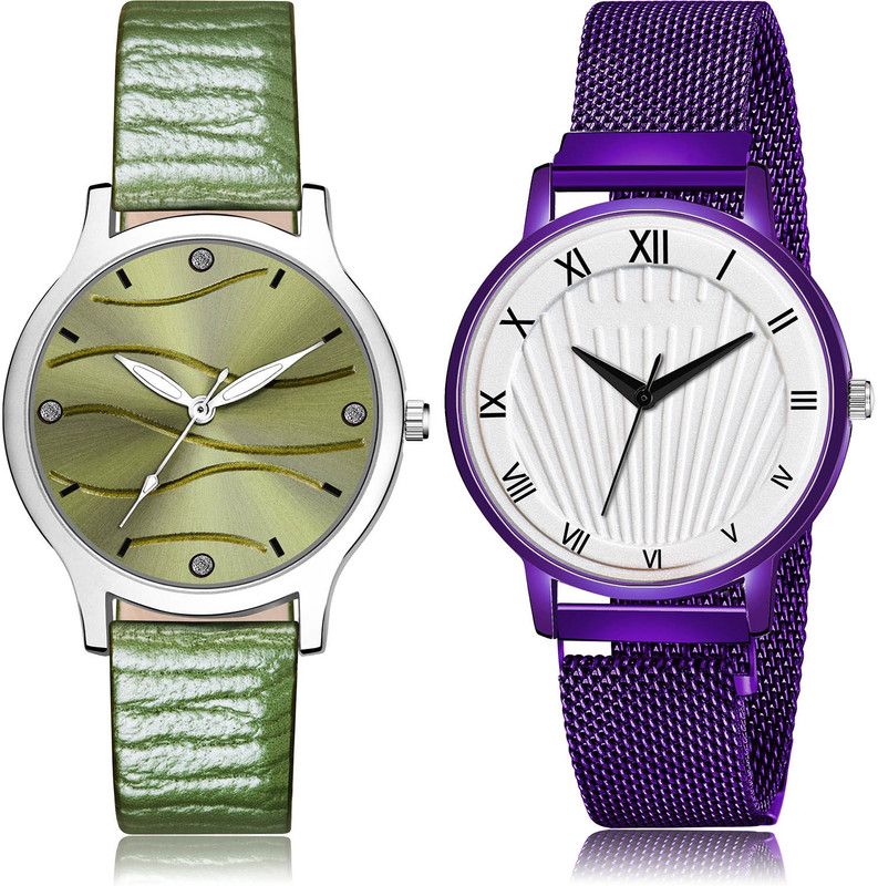 Analog Watch - For Women Contemporary Professional 2 Watch Combo For Women And Girls - GM388-G516