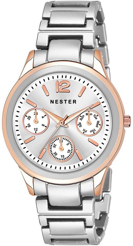 Analog Watch - For Women N-204 Attractive Dial with Stainless Steel Chain Analog