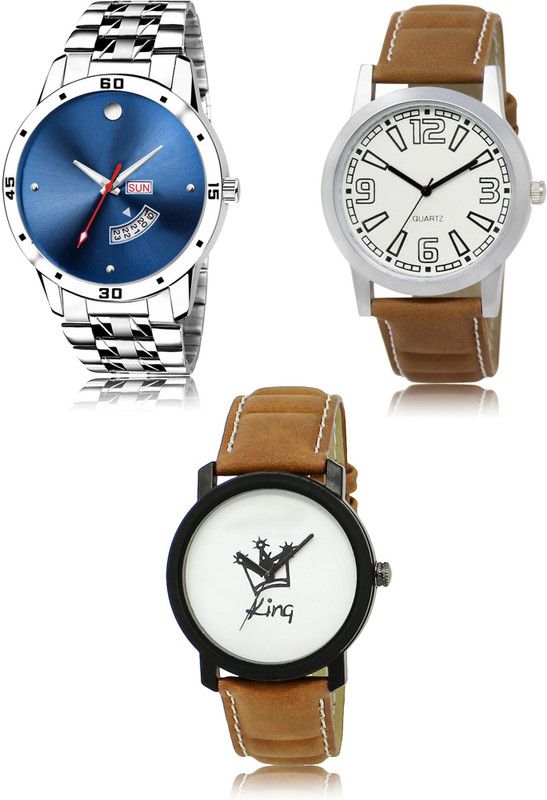 New latest Designer Combo of 3 Analog Watch - For Men 105-15-18