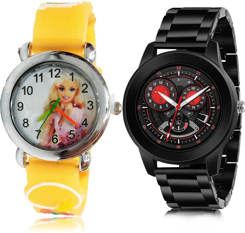 Analog Watch - For Boys Best Fashionable 2 Watch Combo For Boys And Men - BK28-(37-S-20)