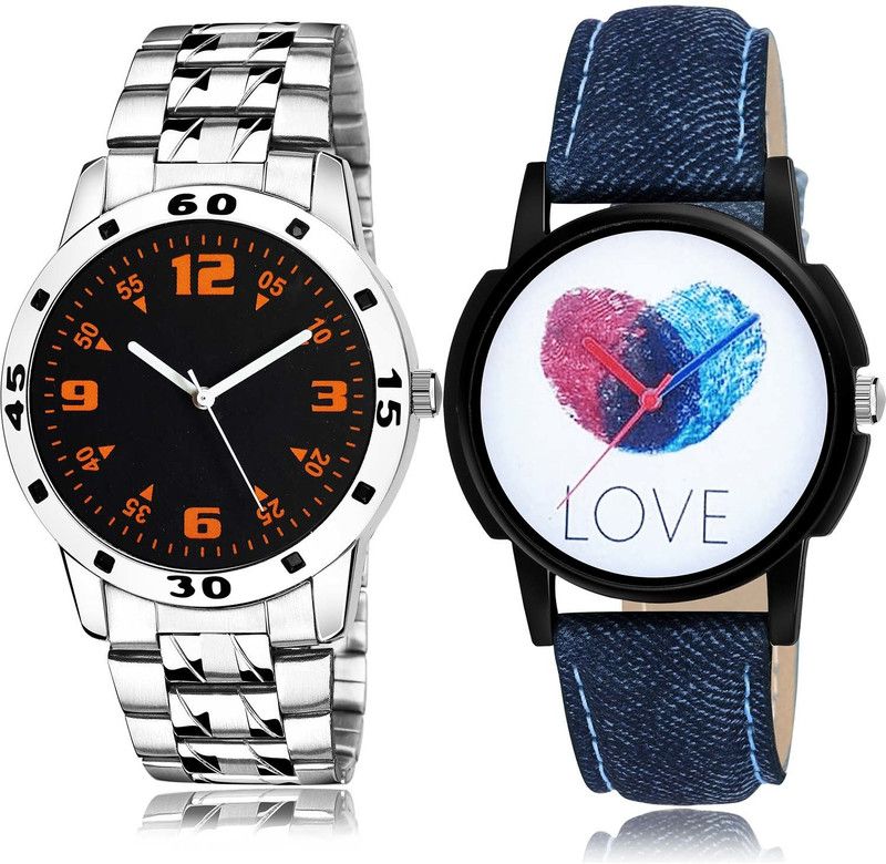 combo watch Analog Watch - For Boys & Girls Best Collection Chain Watch And Love Watch - B862-B11 (Combo Of 2 )