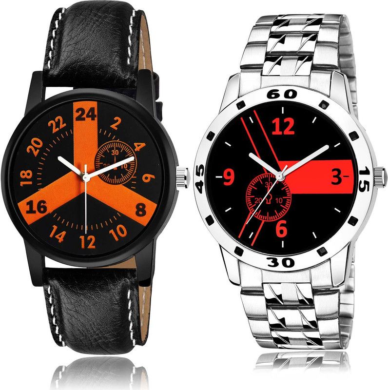 combo watch Analog Watch - For Men & Women New Present Chain Watch Watch - B865-B689 (Combo Of 2 )