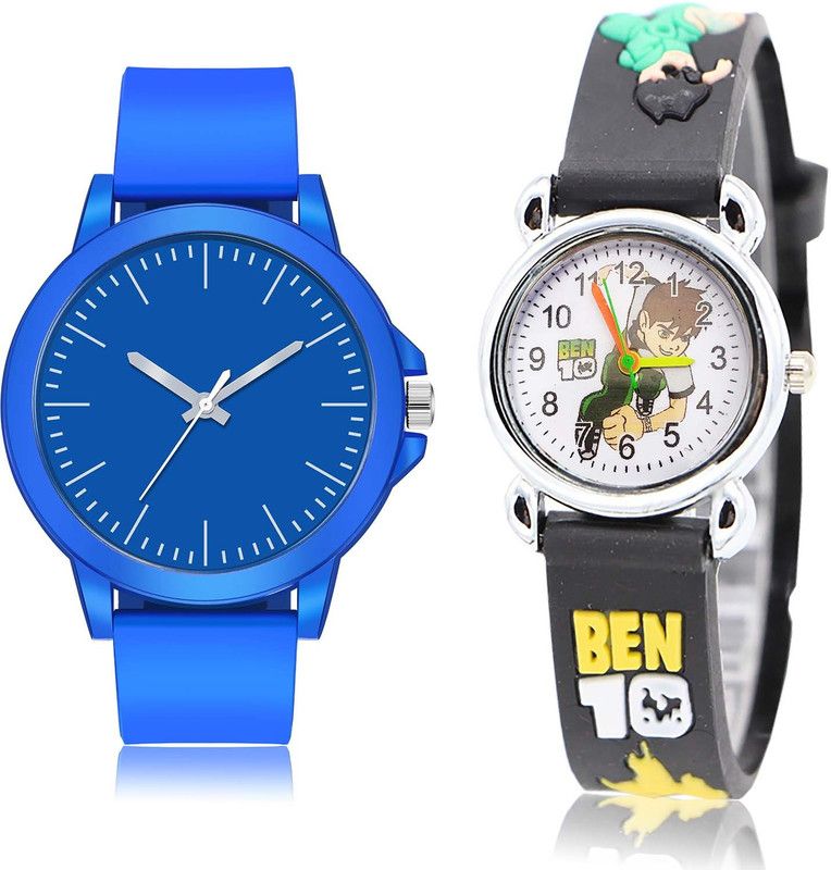 combo watch Analog Watch - For Boys Contemporary Party Wedding Sports And Ben 10 Kids 2 Watch Combo For Boys And men - BM117-BK83