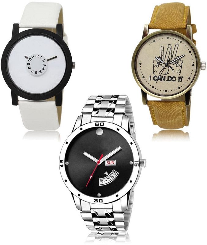 New latest Designer Combo of 3 Analog Watch - For Men LR-26-30-104
