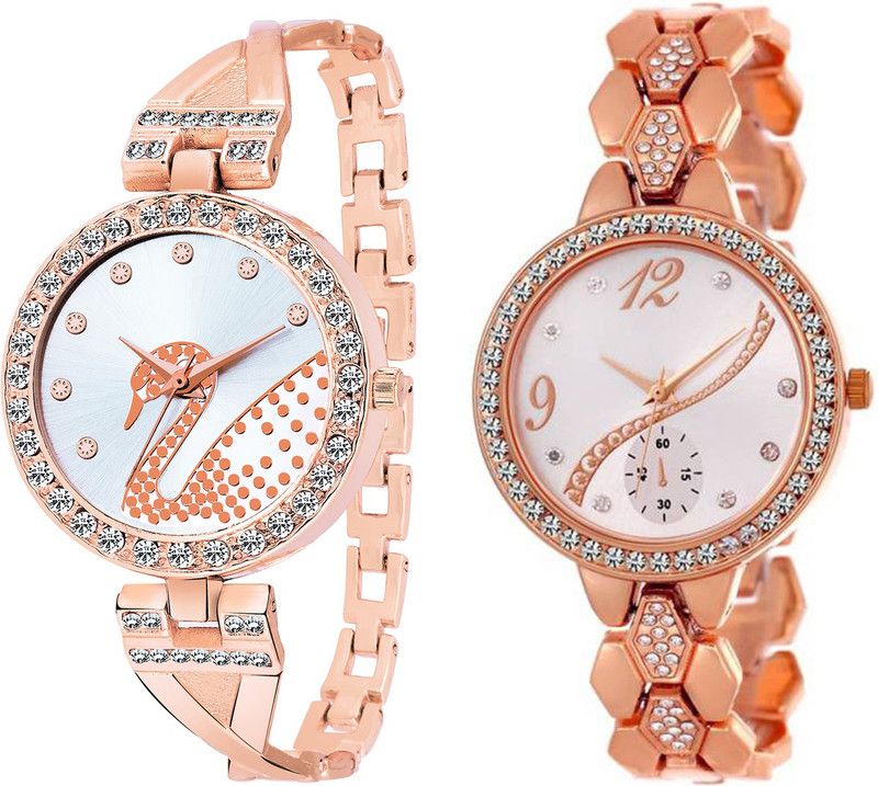 Analog Watch - For Women Combo pack 2 New Attractive Part-Wedding Adition Analog Watch For Girls & Women ZB-07327