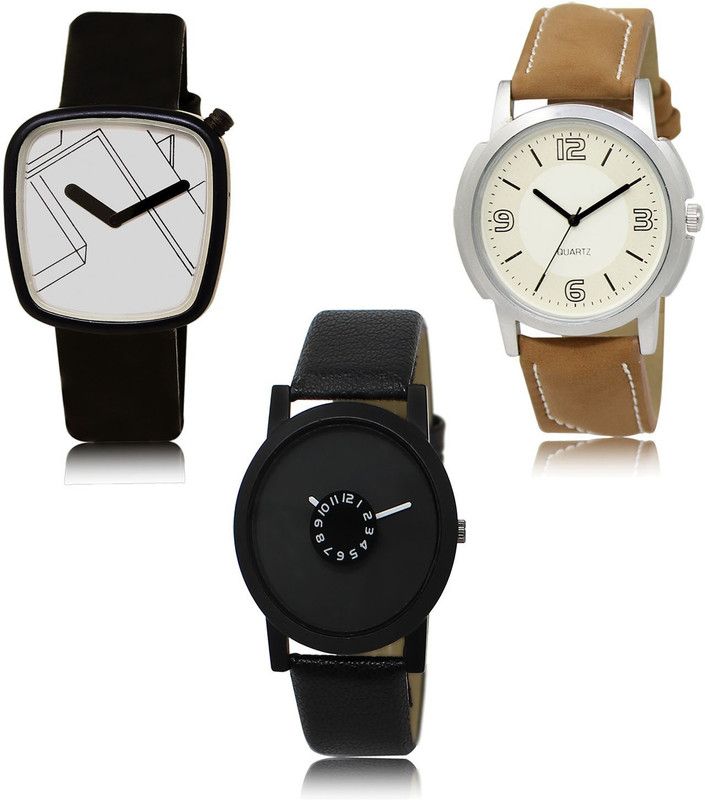 New latest Designer Combo of 3 Analog Watch - For Men LR43-LR16-LR25