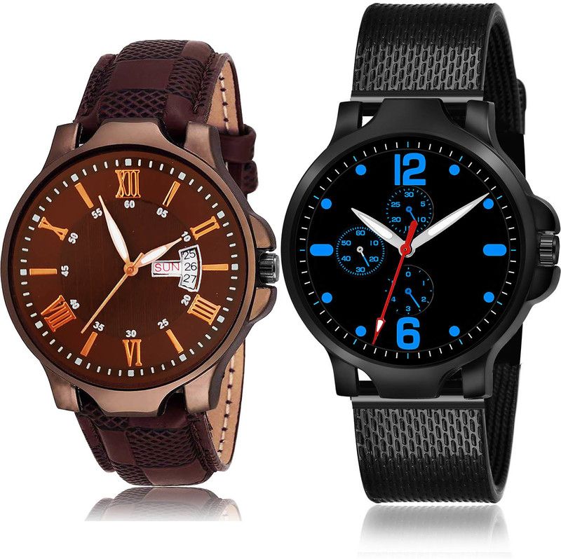 Analog Watch - For Men Contemporary Exclusive 2 Watch Combo For Boys And Men - BRM2-(68-S-10)