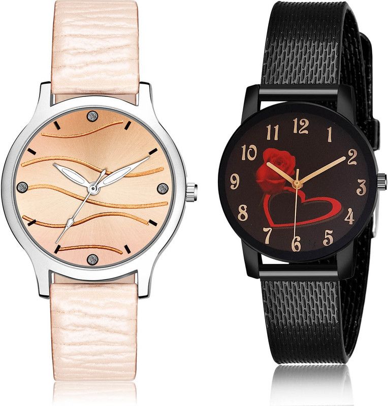 Analog Watch - For Girls Modish Fashion 2 Watch Combo For Women And Girls - GM389-G535