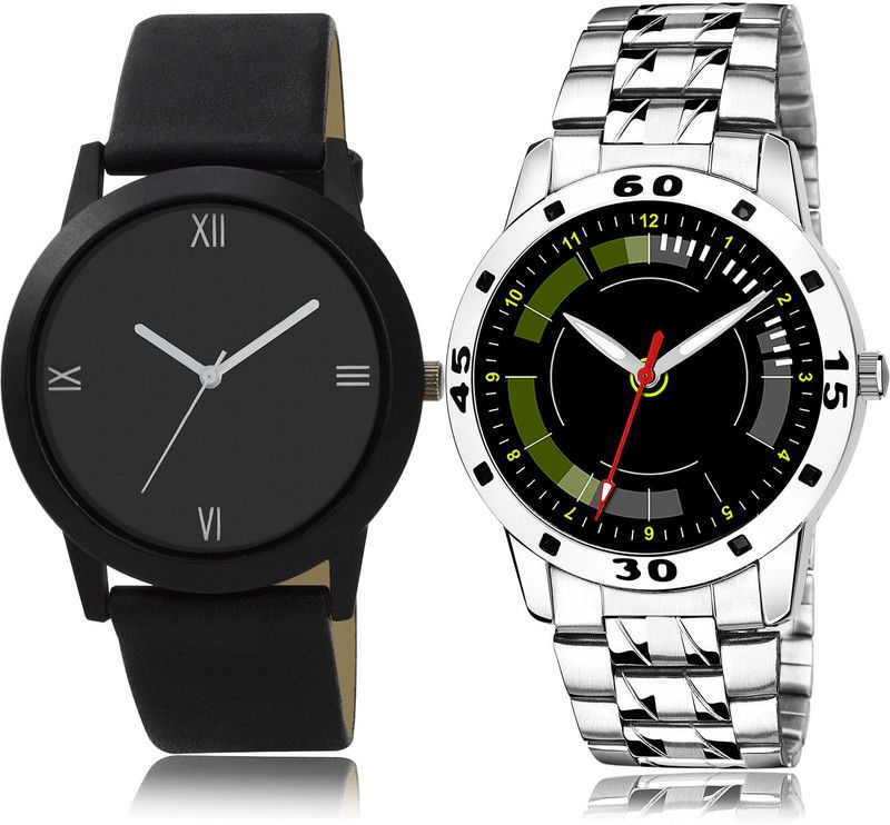 Analog Watch - For Men Contemporary Present 2 Watch Combo For Boys And Men - B163-(43-S-19)