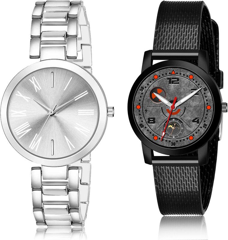 Analog Watch - For Girls Best Chronograph 2 Watch Combo For Women And Girls - G605-(13-L-10)