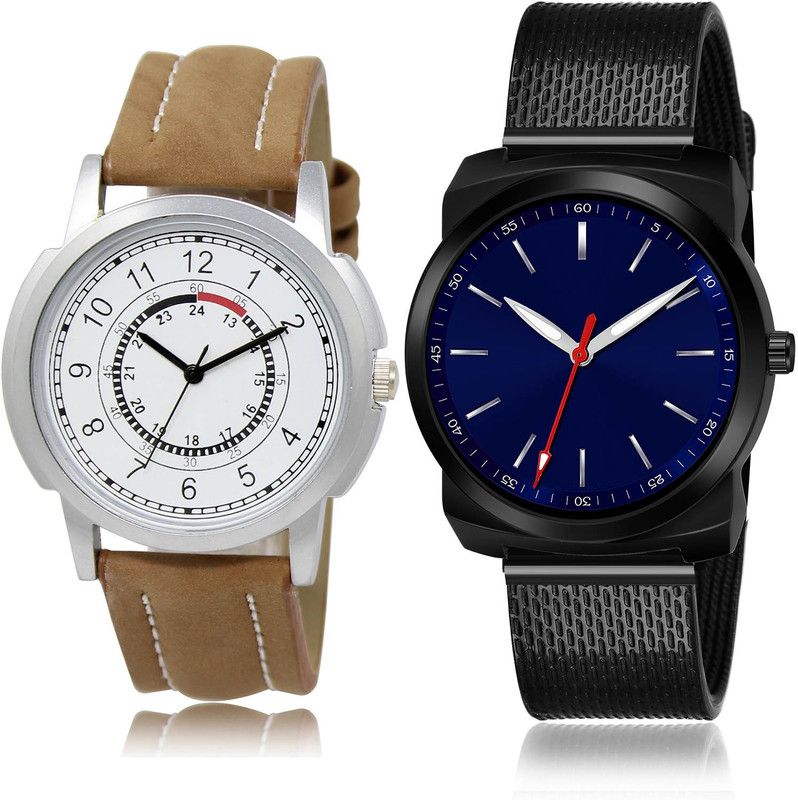 Analog Watch - For Men Modern Stylish 2 Watch Combo For Boys And Men - BL46.17-(54-S-10)