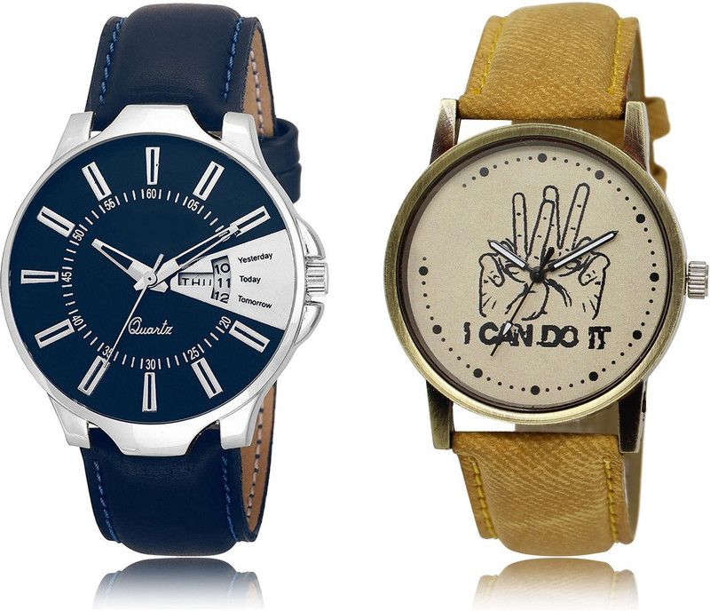 New Latest Designer Combo of 2 Analog Watch - For Men LR23-LR30