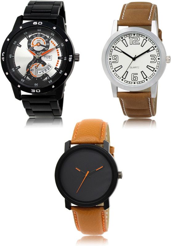 New latest Designer Combo of 3 Hybrid Smartwatch Watch - For Men 107-15-20