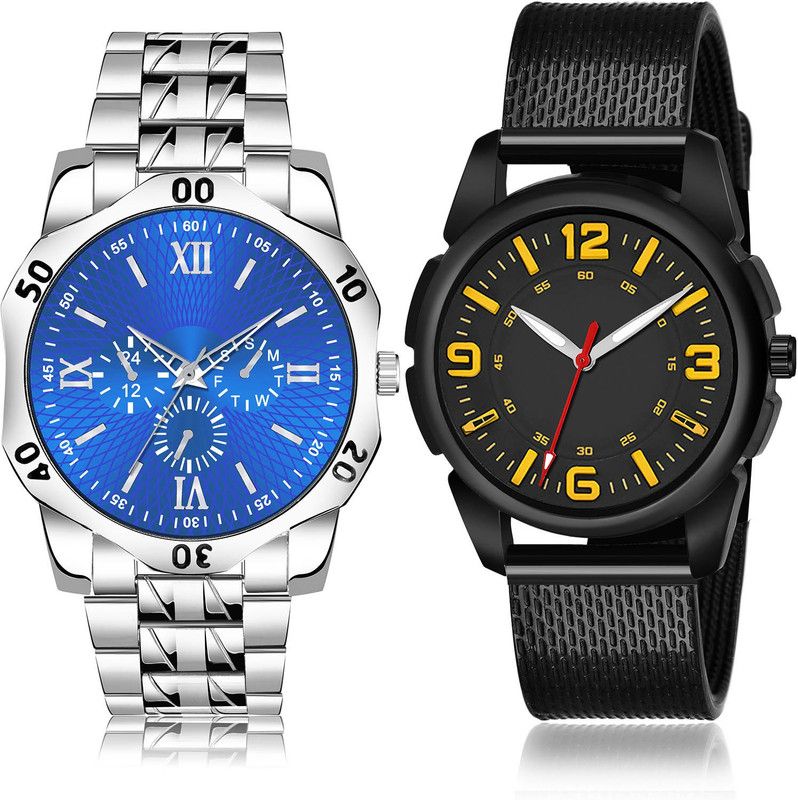 Analog Watch - For Men Best Collegian 2 Watch Combo For Boys And Men - BM405-(48-S-10)