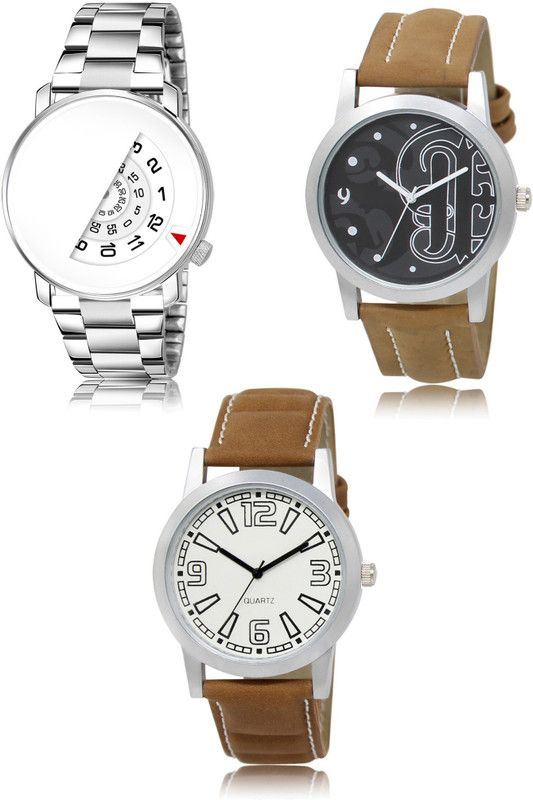 New latest Designer Combo of 3 Analog Watch - For Men 106-14-15