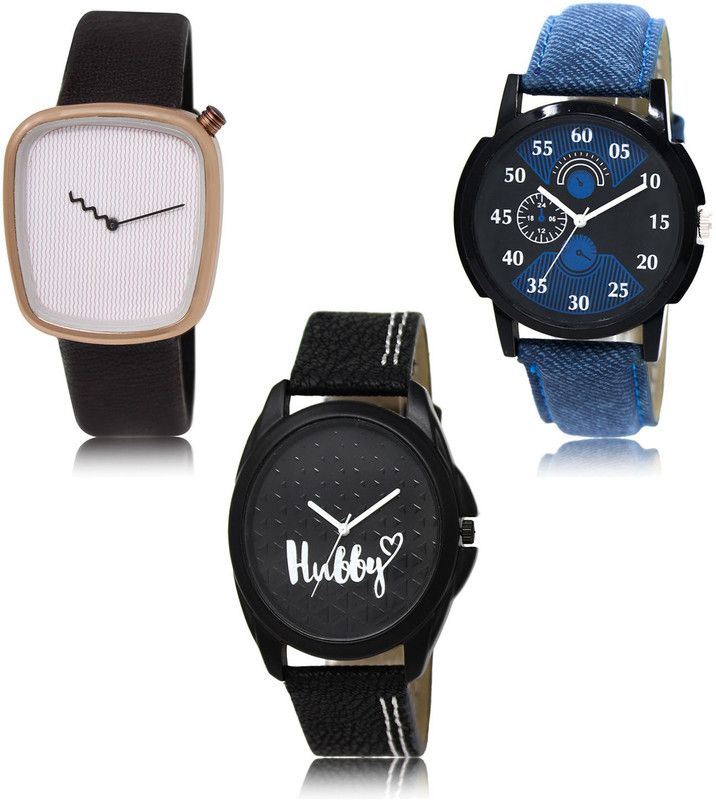 New latest Designer Combo of 3 Analog Watch - For Men LR41-LR02-LR31