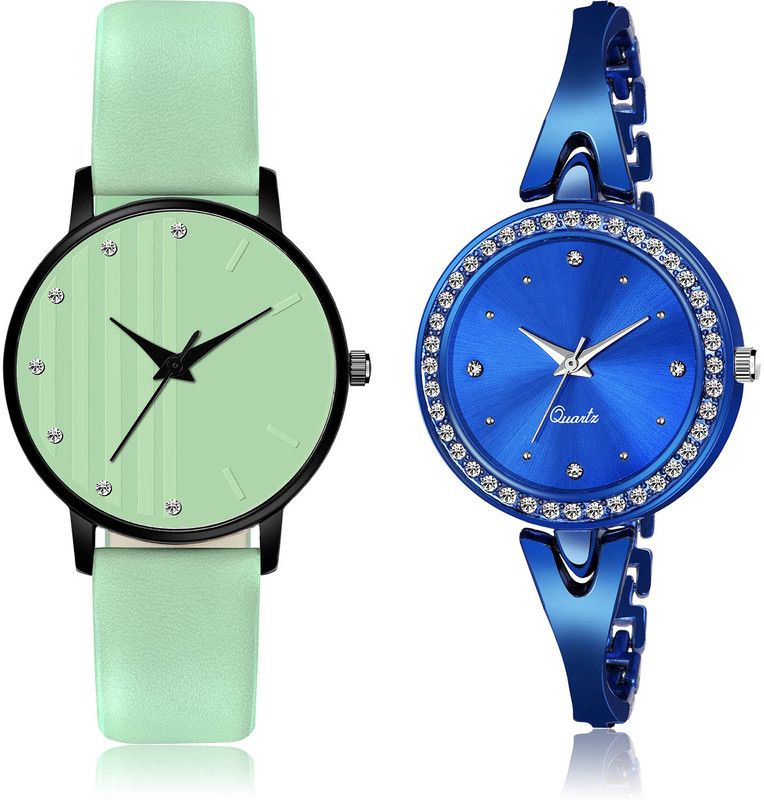 Analog Watch - For Girls Latest Designer 2 Watch Combo For Women And Girls - GM321-GL270