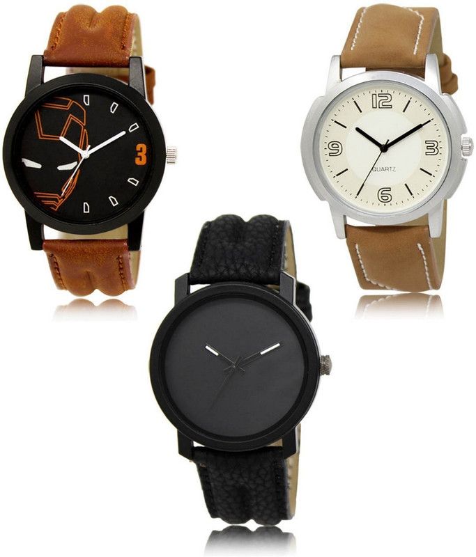 New latest Designer Combo of 3 Analog Watch - For Men LR-04-16-21