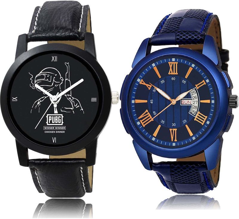 combo watch Analog Watch - For Boys Brand New Traditional Pubg Military Army And Day And Date Combo Watch For Boys And Men - BO45-BRM1