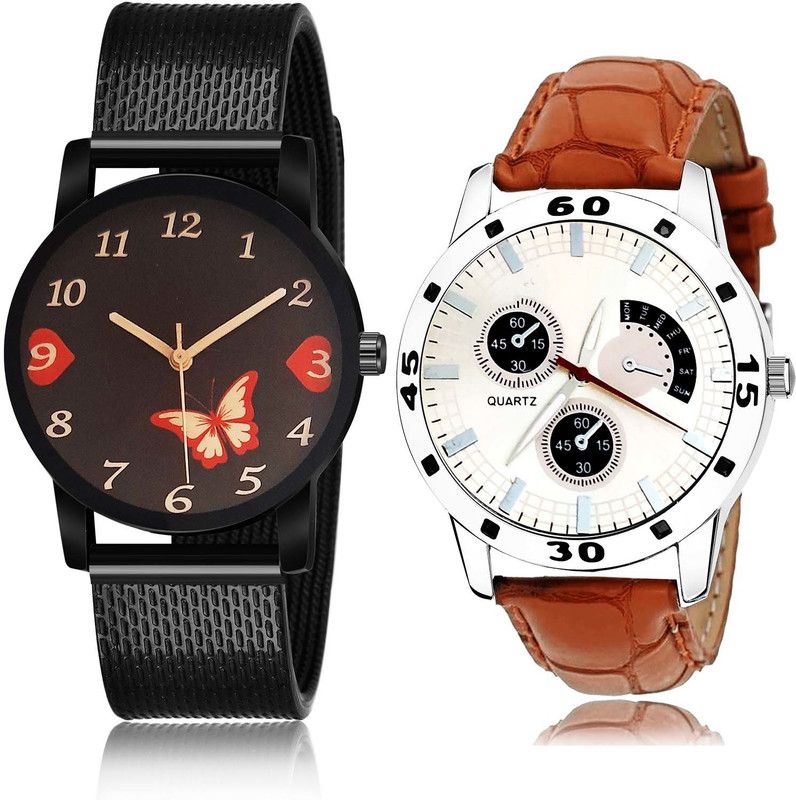 combo watch Analog Watch - For Men Contemporary Quartz Sports 2 Watch Combo For Boys And men - BRM14-B52