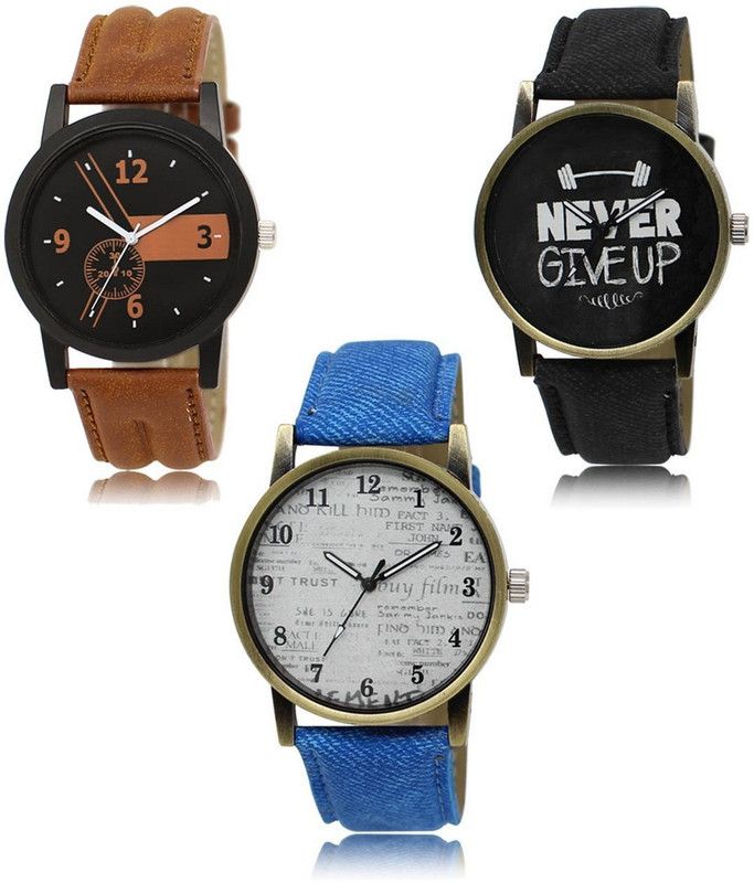 New latest Designer Combo of 3 Analog Watch - For Men LR-01-27-28